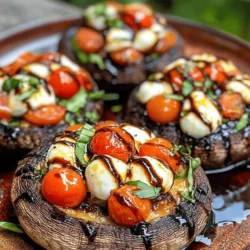 Caprese stuffed portobellos appeal to a broad range of palates, making them a perfect choice for a variety of occasions. Whether you're serving them as a main course for a vegetarian-friendly weeknight dinner or as an appetizer for a gathering with friends, these stuffed mushrooms are sure to impress. Their vibrant colors and fresh ingredients evoke the sunny landscapes of Italy, transporting your taste buds to a Mediterranean paradise.