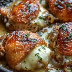 If you’re on the lookout for a dish that elegantly combines robust flavors with comforting textures, look no further than the French Onion Chicken Skillet. This delightful recipe takes inspiration from the beloved French onion soup, transforming its signature elements into a hearty chicken dish that is perfect for both weeknight dinners and special occasions. Featuring tender chicken breasts, sweet caramelized onions, and melty Gruyère cheese, this skillet meal is designed to impress without overwhelming the home cook.