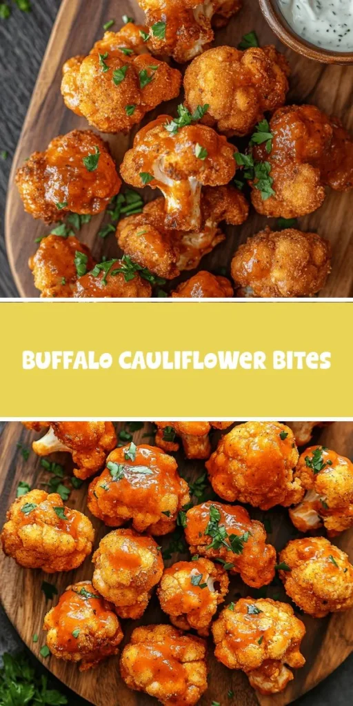 Looking for quick meal prep ideas that are both tasty and healthy? These Fiery Buffalo Cauliflower Bites are the perfect solution for a nutritious lunch or snack that packs a punch of flavor without the guilt. Check out chefrecip for more delicious plant-based inspirations! HealthyLunchIdeas PlantBased MealPrep BuffaloCauliflower VeganRecipes QuickMeals SnackIdeas