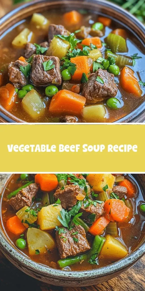 Looking for a low-carb lunch that packs a protein punch? Try this delicious Hearty Vegetable Beef Soup, perfect for warming up on chilly days. With fresh ingredients and customizable options, you can enjoy a comforting meal any time of the year. Find the recipe at chefrecip! LowCarbLunch ProteinPackedLunch HealthyEating ComfortFood SoupSeason MealPrep WinterWarmers