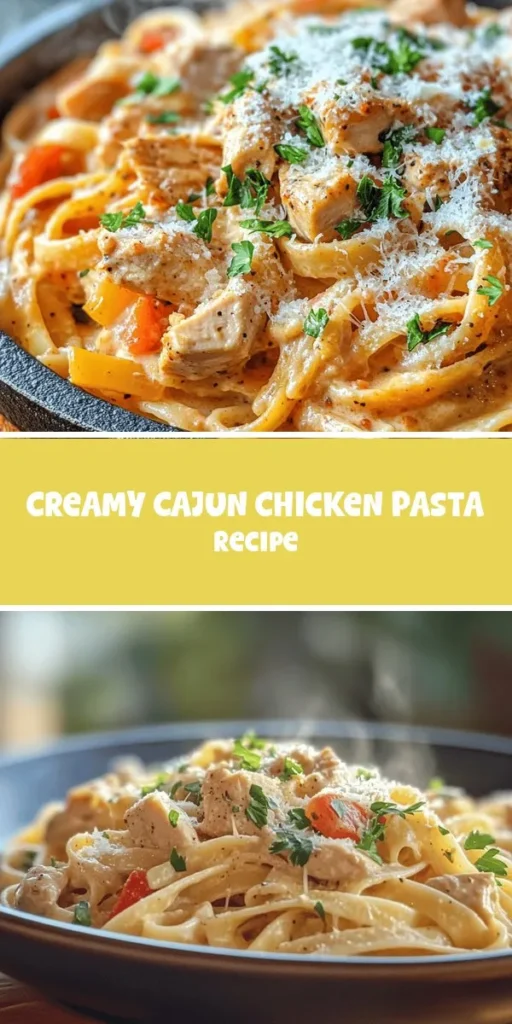 Elevate your lunch game with these quick meal prep ideas featuring the bold flavors of Creamy Cajun Chicken Pasta. Packed with nutritious ingredients and a spicy kick, this dish is perfect for a healthy lunch that satisfies your cravings without the fuss. Discover more delicious recipes like this at chefrecip! MealPrep HealthyLunch CajunCuisine QuickMeals PastaRecipes Foodie CookingAtHome
