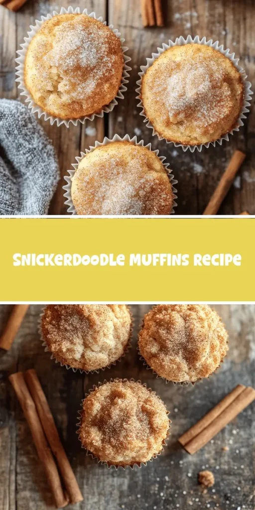 Looking for a quick meal prep idea that your whole family will love? These Snickerdoodle Muffins Delight are a perfect family-friendly lunch option packed with warm cinnamon-sugar flavor and a fluffy texture. Bring the joy of baking into your kitchen with this easy recipe from chefrecip that guarantees smiles all around! SnickerdoodleMuffins FamilyFriendly QuickMealPrep BakingTogether EasyRecipes ComfortFood MuffinLove