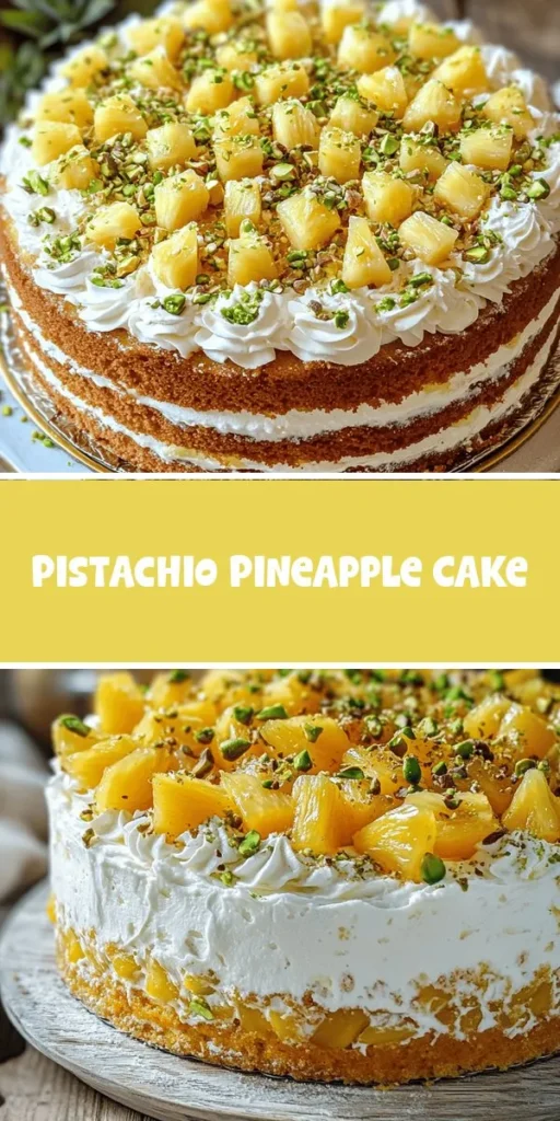 Looking for sweet treat ideas that can be whipped up in just 30 minutes? Check out this delicious Pistachio Pineapple Cake recipe that combines the nutty crunch of pistachios with the tropical sweetness of pineapple. Perfect for any occasion, this dessert is both quick to make and sure to impress your guests! Find the full recipe on chefrecip. DessertIdeas QuickTreats PineappleCake BakingIn30 HealthyDesserts SweetTreats ChefRecip