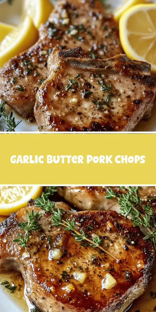 Looking for quick meal prep ideas for a healthy lunch this season? These delicious garlic butter pork chops are not only easy to make but also bring flavor and nutrition to your table in no time. Get inspired by chefrecip and transform your lunch game with this savory dish! HealthyLunchIdeas MealPrep QuickRecipes PorkChops CookingAtHome EasyMeals RecipeInspiration