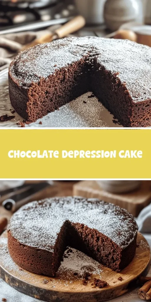 Get ready to impress chocolate lovers at your next gathering with this delicious Chocolate Depression Cake! This easy-to-follow dessert captures the rich, moist flavor that everyone craves while being naturally vegan and budget-friendly. Try this classic recipe from chefrecip and elevate your dessert game this season! ChocolateLoversDessert FruitCrumbleRecipe VeganBaking EasyDesserts GreatDepressionCake BakingJoy HomemadeDelights