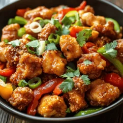 Salt and Pepper Chicken Delight is a culinary masterpiece that captivates the senses with its comforting flavors and delightful crunch. This dish, rooted in Asian cuisine, combines tender chicken pieces with a harmonious blend of spices, resulting in a dish that is both simple to prepare and rich in flavor. Whether you're entertaining guests or looking for a quick weeknight meal, Salt and Pepper Chicken offers an irresistible combination of textures and taste that makes it a family favorite.