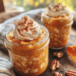 In the world of breakfast options, overnight oats have garnered immense popularity for their convenience and health benefits. As we continuously search for nutritious meals that fit our fast-paced lifestyles, Sweet Potato Pie Overnight Oats stand out as an innovative and delightful choice. This unique recipe combines the creamy texture of oats with the sweet and earthy flavor of sweet potatoes, creating a filling meal that not only satisfies your hunger but also kick-starts your day with energy and nutrition.