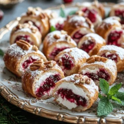 As the holiday season approaches, the spirit of Christmas fills the air with joy, laughter, and the delightful aroma of festive treats. One of the most cherished traditions during this time is sharing delicious, visually appealing foods that bring family and friends together. This year, why not add a unique touch to your holiday gatherings with a festive recipe that captures the essence of the season? Introducing Cranberry Roll Ups—a vibrant and tasty treat that combines the tartness of cranberries with the creamy goodness of cream cheese, all wrapped in a soft tortilla. These delightful roll-ups are not just easy to prepare; they also bring a splash of color to your holiday table, making them perfect for parties, potlucks, or cozy family get-togethers.