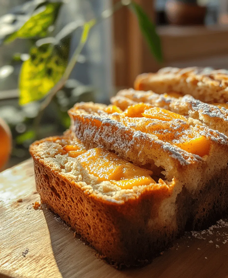 There's something undeniably heartwarming about the aroma of freshly baked bread wafting through your home, especially when that bread is infused with the sweet, juicy essence of ripe peaches and the warm, comforting spice of cinnamon. This Easy Homemade Cinnamon Peach Bread is a delightful treat that perfectly captures the essence of summer, making it an ideal recipe for those who want to celebrate the season's bounty. Whether enjoyed as a breakfast option, an afternoon snack, or a dessert, this bread is sure to please anyone who takes a bite.