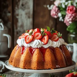 Strawberry shortcake is a beloved classic dessert that evokes nostalgia and joy with every bite. Its combination of sweet, juicy strawberries layered between fluffy cake and whipped cream has made it a staple at summer gatherings, birthday parties, and picnics. As we embrace the delightful flavors of this timeless treat, the bundt cake variation takes a delightful twist on the traditional recipe, offering a unique presentation and enhanced flavor profile that is sure to impress.