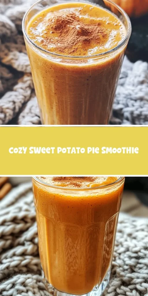 Looking for a nutritious vegetarian lunch option? This low-carb Cozy Sweet Potato Pie Smoothie is a delicious way to incorporate wholesome ingredients into your day. Packed with vitamins and a creamy texture, its perfect for any health-conscious individual. Check out more on chefrecip! VegetarianLunch LowCarb HealthyRecipes SmoothieGoals Nutrition MealPrep CleanEating
