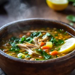 As the temperature drops and the days grow shorter, there's nothing quite like a steaming bowl of soup to warm your soul and comfort your senses. One such dish that perfectly embodies this cozy experience is Hearty Chicken Lentil Soup. This delicious and nutritious meal combines tender chunks of chicken, hearty lentils, and an array of vibrant vegetables, creating a symphony of flavors and textures. Not only is it satisfying, but it's also packed with essential nutrients that make it a wholesome choice for any day of the week.