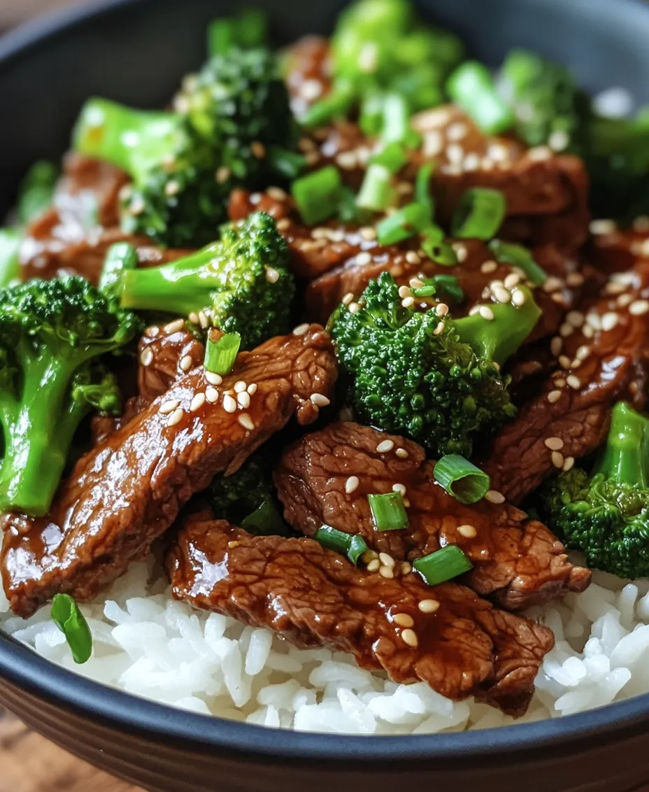Beef & Broccoli Bliss is more than just a dish; it's a culinary experience that has earned a cherished place in kitchens worldwide. This classic stir-fry combines the rich flavors of tender beef and the crispiness of fresh broccoli, all enveloped in a savory sauce that tantalizes the taste buds. Whether you're a busy parent looking for a quick weeknight meal or a culinary enthusiast wanting to explore the world of Asian-inspired cuisine, this recipe serves as a go-to option for satisfying and nutritious dining.