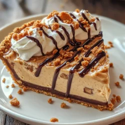 The unique flavor profile of Butterfinger Peanut Butter Pie is what makes it a crowd-pleaser. Imagine the rich, nutty taste of creamy peanut butter mingling with the sweet, chocolatey crunch of Butterfinger candy bars. The combination is nothing short of heavenly, offering that perfect balance of sweetness and savory notes. Peanut butter desserts have long been popular, and for good reason. The creamy, nutty flavor of peanut butter pairs wonderfully with various ingredients, making it versatile enough to shine in everything from cookies to cheesecakes.
