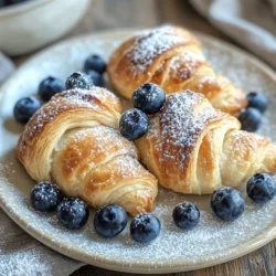Desserts have a magical way of bringing people together, and the Blueberry Cheesecake Crescent Rolls are no exception. This delightful treat marries the creamy richness of cheesecake with the flaky, buttery goodness of crescent rolls, creating a dessert that is both indulgent and satisfying. Whether you are hosting a brunch, having a family gathering, or simply treating yourself, these crescent rolls filled with sweetened cream cheese and fresh blueberries are sure to impress.