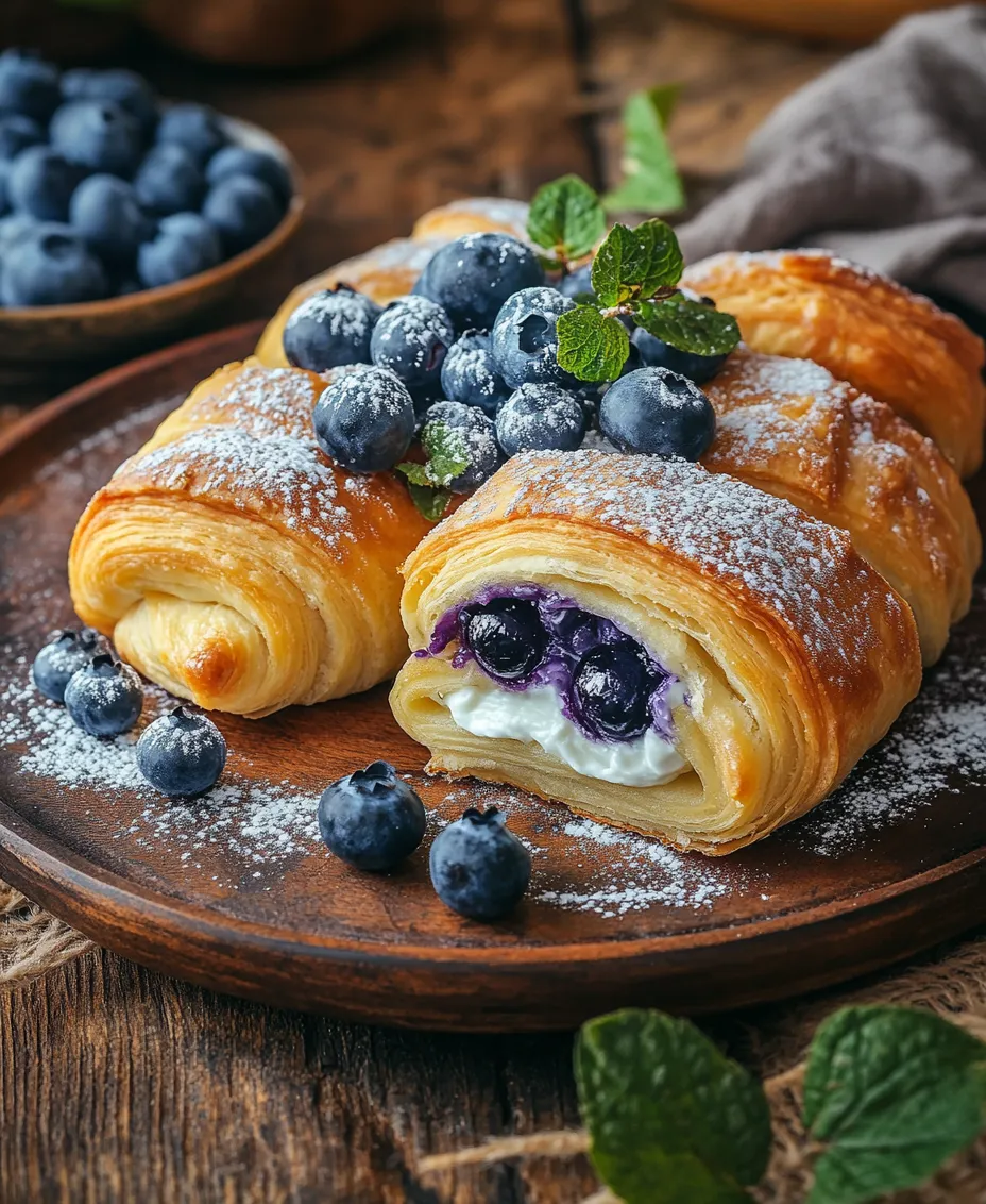 Desserts have a magical way of bringing people together, and the Blueberry Cheesecake Crescent Rolls are no exception. This delightful treat marries the creamy richness of cheesecake with the flaky, buttery goodness of crescent rolls, creating a dessert that is both indulgent and satisfying. Whether you are hosting a brunch, having a family gathering, or simply treating yourself, these crescent rolls filled with sweetened cream cheese and fresh blueberries are sure to impress.