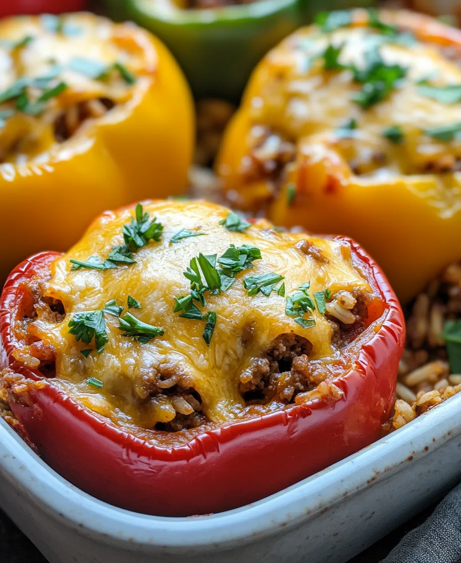 Stuffed peppers have long been a beloved comfort food, cherished for their vibrant colors and satisfying flavors. Traditionally, they consist of bell peppers filled with a savory mixture of meat, rice, and spices, creating a dish that warms the heart and delights the taste buds. However, as culinary trends evolve, so does the way we prepare our favorite recipes. Enter the Stuffed Pepper Casserole Delight—a convenient and hearty twist on the classic dish that combines all the essential elements into one easy-to-make casserole.