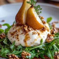 The Golden Caramelized Pear & Burrata Towers are a stunning culinary creation that beautifully marries sweet and savory flavors, making them an ideal dish for both casual dinners and elegant gatherings. This recipe is not just about the delightful combination of ingredients; it’s about the experience of creating something truly special that will impress your family and guests alike.