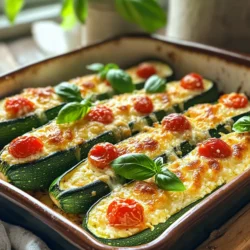 Stuffed zucchini boats are a delightful culinary invention that combines health and flavor in one vibrant dish. This versatile recipe is perfect for a variety of dietary preferences, including vegetarian and gluten-free diets, making it an excellent choice for family meals, dinner parties, or casual summer gatherings. The concept of stuffing zucchini, a summer squash that is mild in flavor, allows for creativity in the kitchen, enabling cooks to customize their fillings based on available ingredients or personal tastes.
