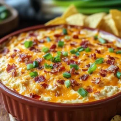 If you're looking for a delightful appetizer that can elevate any gathering, look no further than loaded baked potato dip. This delectable dish captures all the flavors of a classic baked potato, transforming them into a creamy, dippable delight that is sure to please crowds at parties, game days, or family gatherings. The rich combination of flavors and the velvety texture make it an irresistible choice for any occasion.