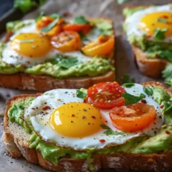 In recent years, avocado toast has taken the culinary world by storm, becoming a staple on brunch menus and a favorite among health-conscious eaters. Its creamy texture and vibrant flavor make it a versatile canvas for various toppings, but as breakfast enthusiasts seek new ways to enjoy this classic dish, a delightful twist has emerged: the Avocado Egg Toast Bake. This innovative recipe combines the beloved elements of avocado toast with the heartiness of a baked dish, resulting in a satisfying breakfast that is both nutritious and incredibly delicious.