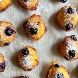 When it comes to delightful snacks, few things can compete with the charm of baked blueberry fritter bites. These bite-sized treats are a heavenly combination of fluffy dough and juicy blueberries, making them a perfect choice for breakfast, brunch, or a sweet afternoon snack. Their appeal lies not only in their delicious flavor but also in their versatility and the health benefits they offer.