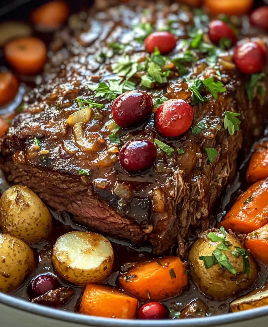 As the holiday season approaches, the air fills with the tantalizing aromas of festive meals that bring family and friends together. One dish that perfectly embodies the spirit of this time is the Festive Cranberry Pot Roast. A delightful fusion of traditional flavors and seasonal ingredients, this pot roast not only serves as a centerpiece for your holiday table but also creates an unforgettable dining experience that warms the heart and soul.