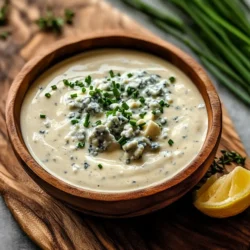 The allure of blue cheese is undeniable. With its distinctive aroma and bold flavor profile, blue cheese has captivated cheese lovers around the world. Its unique characteristics come from the mold Penicillium, which creates the marbling and tangy taste that sets it apart from other cheeses. Whether crumbled over a fresh salad, paired with a juicy steak, or used as a dip, blue cheese adds a rich and savory dimension to countless dishes. Among the many ways to enjoy this delightful cheese, the Blue Moon Delight: Creamy Blue Cheese Sauce stands out as a versatile and indulgent option.