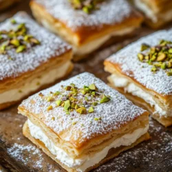 Cannoli, a beloved traditional Italian dessert, has captured the hearts (and taste buds) of dessert lovers around the globe. Originating from Sicily, this delectable treat is characterized by its crispy pastry shell filled with a sweet, creamy filling, often made from ricotta cheese. As the culinary landscape evolves, so do our favorite desserts. Enter cannoli squares—a contemporary twist on the classic recipe that simplifies preparation while maintaining the delightful flavors we cherish.