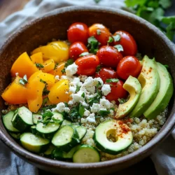 To create the Vibrant Veggie Breakfast Bowl, you will need a selection of fresh ingredients that together provide a wealth of nutrients essential for a healthy start. Let’s take a closer look at each component and the health benefits they bring to the dish.