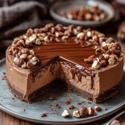 In a world where culinary creativity knows no bounds, no-bake desserts have emerged as a delightful trend that captivates dessert lovers everywhere. These innovative treats not only save time and effort in the kitchen but also deliver rich flavors and textures that can rival their baked counterparts. Among the plethora of no-bake options, one recipe stands out as a true indulgence — the Nutty Delight: No Bake Nutella Cheesecake. This heavenly dessert combines the creamy richness of cheesecake with the beloved taste of Nutella, making it a perfect choice for chocolate enthusiasts and anyone looking for a decadent treat.