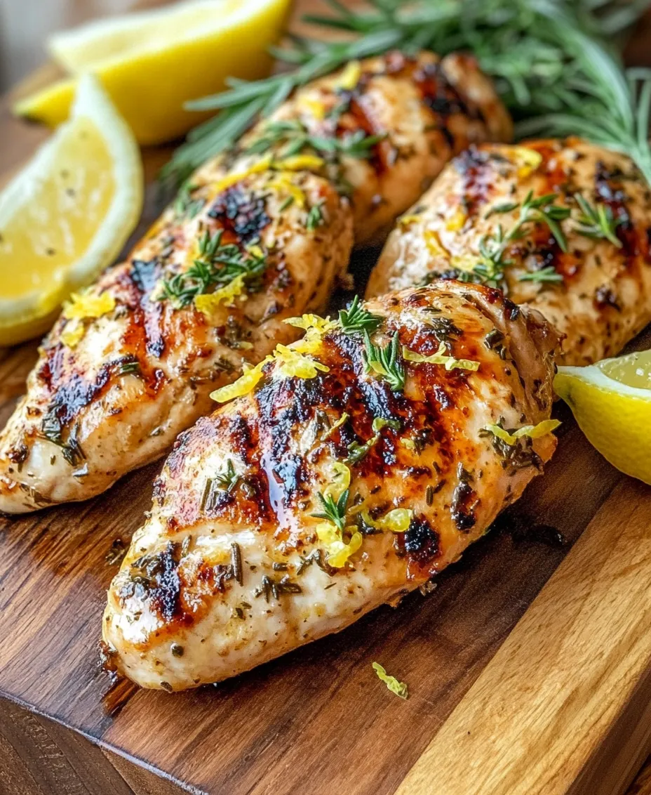 Grilled chicken is a timeless classic that resonates with home cooks and culinary enthusiasts alike. Its versatility allows it to be a centerpiece for various meals, whether it’s a casual family dinner, a backyard barbecue, or a sophisticated gathering. One of the most delightful variations of this staple dish is the Zesty Lemon Herb Grilled Chicken. This recipe showcases the vibrant flavors of fresh lemon and aromatic herbs, transforming the ordinary into the extraordinary.