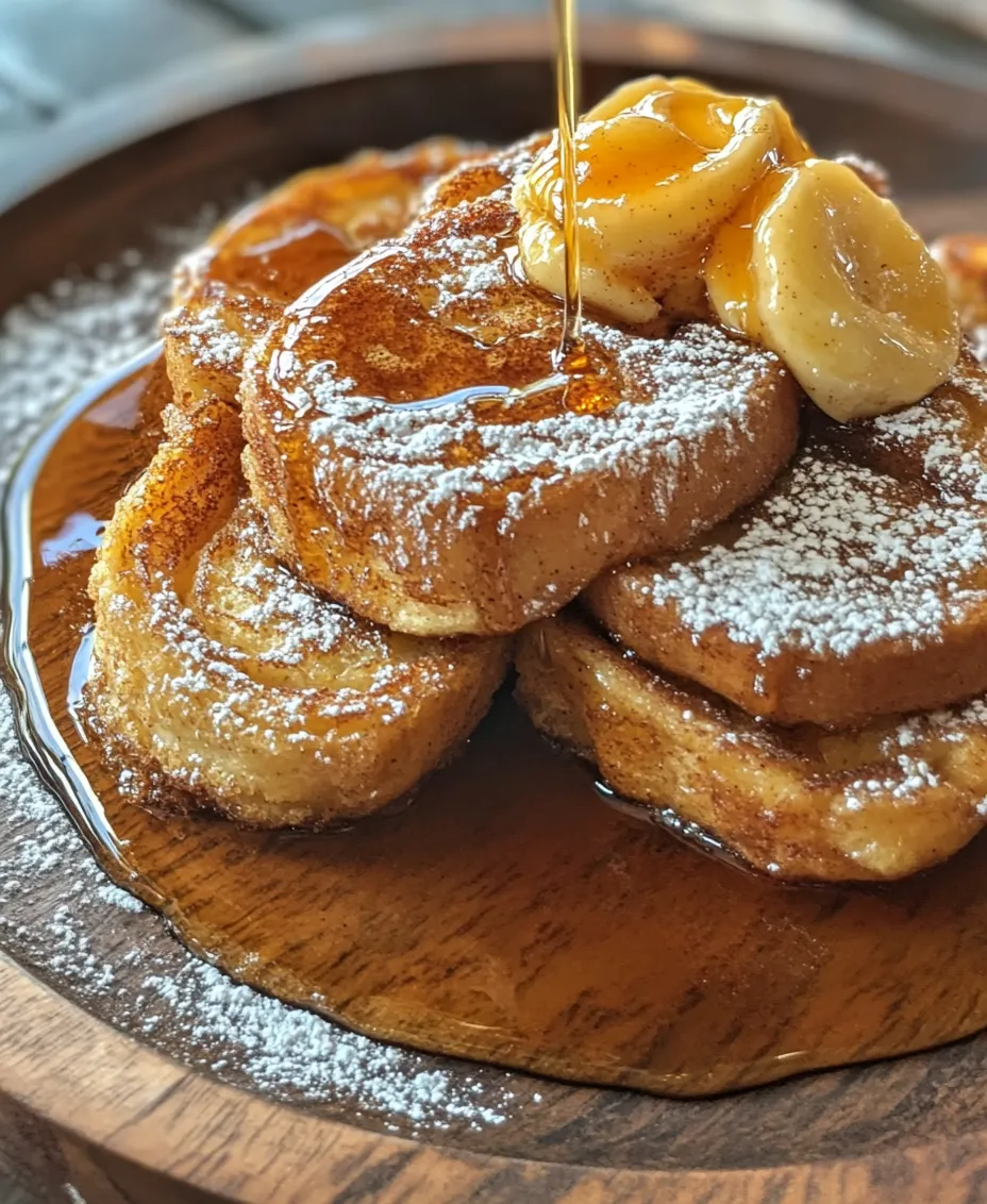Imagine waking up to the enticing aroma of warm cinnamon rolls wafting through your kitchen, mingled with the sweet scent of vanilla and maple. This is the promise of the Cinnamon Roll French Toast Delight, a delightful dish that combines the best of both worlds: the gooey goodness of cinnamon rolls and the fluffy, custardy texture of French toast. This recipe is not just a breakfast; it’s a celebration of flavors that will make any morning feel special. Whether you’re hosting a brunch gathering or looking to treat yourself on a lazy weekend, this dish is sure to impress.
