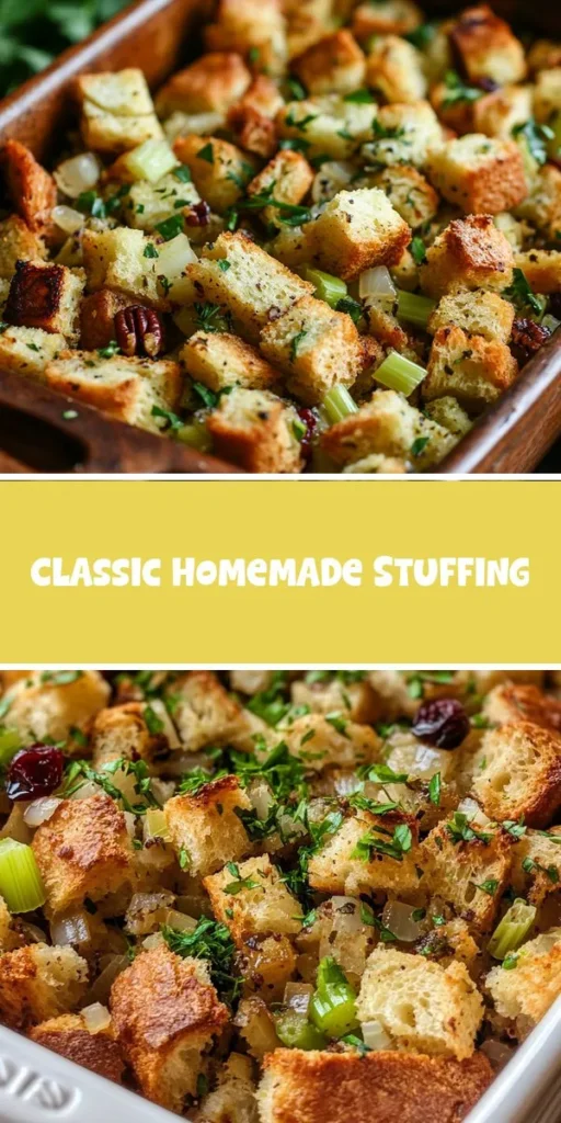 Elevate your holiday table with this classic homemade stuffing recipe! A cherished tradition, stuffing brings warmth and flavor to festive feasts. Discover the rich history, essential ingredients, and step-by-step preparation tips to create a delicious dish tailored to your family's tastes. From savory herbs to optional add-ins like dried fruits and nuts, this guide has everything you need. Bring everyone together and make lasting memories this season! #StuffingRecipe #HolidayCooking #HomeCooking #FamilyTradition #ComfortFood #Thanksgiving #Christmas料理
