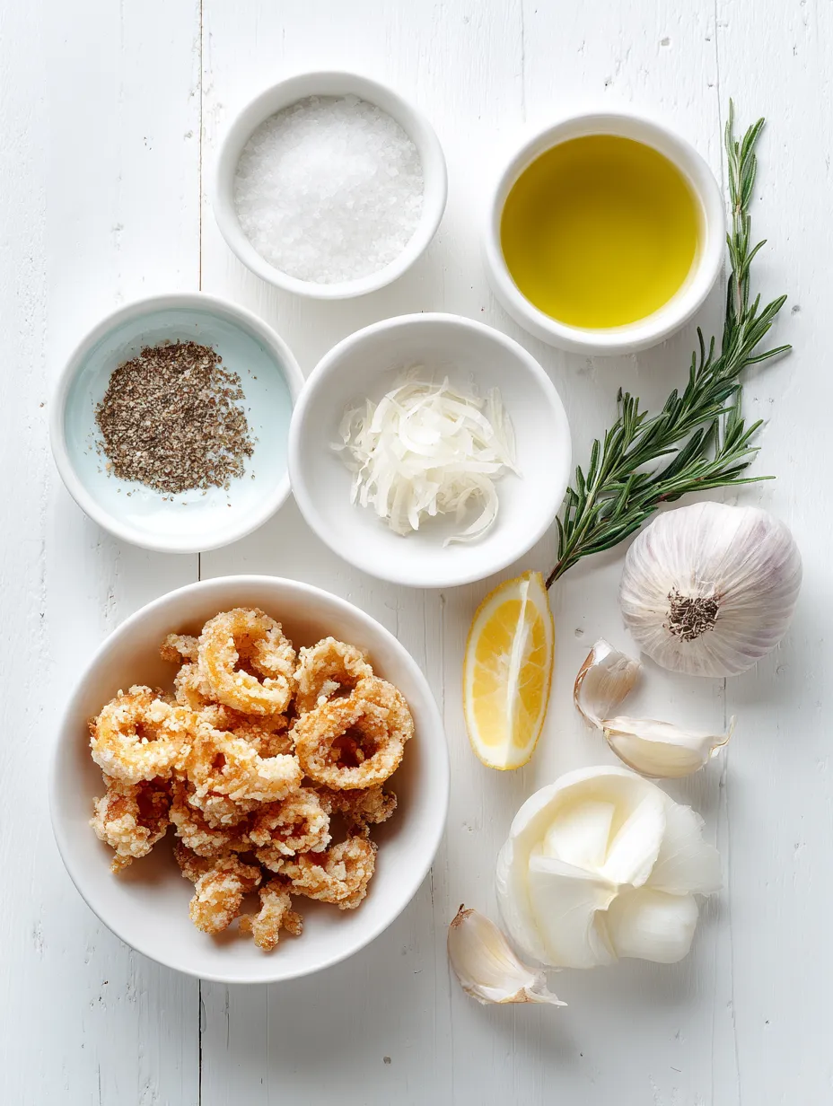 Ingredients for Crispy Fried Calamari: A Beginner's Guide to a Beloved Mediterranean Dish
