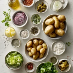 Ingredients for Delicious Burger Bowls with Crispy Potatoes: A Flavorful Meal for Everyone