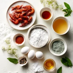 Ingredients for Delicious Crawfish Beignets with Cajun Sauce: A Taste of Louisiana