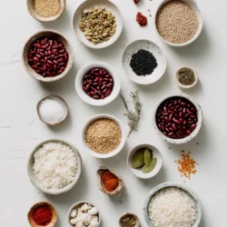 Ingredients for Dutch Oven Red Beans and Rice: A Southern Culinary Classic