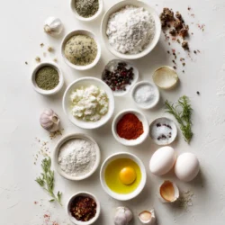 Ingredients for Muffuletta Sandwich Madness