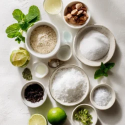 Ingredients for Tropical Bahama Mama Cocktail Bliss