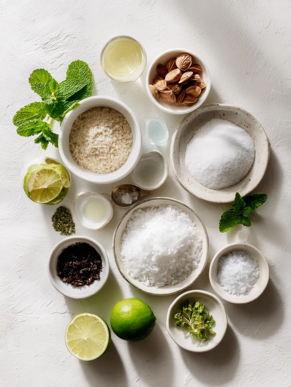 Ingredients for Tropical Bahama Mama Cocktail Bliss