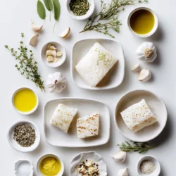 Ingredients for Garlic Parmesan Baked Halibut: A Deliciously Simple Seafood Delight