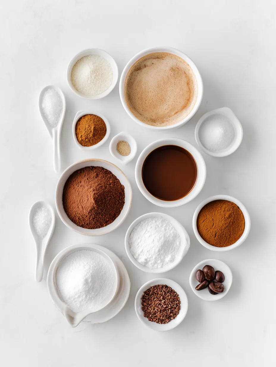 Ingredients for Dairy Free Crock Pot Mocha Coffee