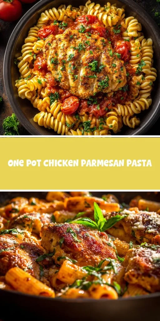 Beat the heat this summer with a vibrant One Pot Chicken Parmesan Pasta that&rsquo;s quick to whip up and bursting with flavor! Perfect for busy nights, this dish combines tender chicken, cheesy goodness, a