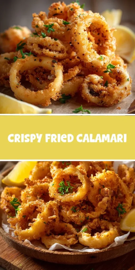 Elevate your holiday gatherings with this crispy fried calamari, a perfect vegetarian appetizer that caters to all tastes! The light, golden coating, infused with a blend of spices, pairs wonderfully with zesty lemon and your choice of dipping sauce, making it a crowd-pleaser for any occasion. Discover more irresistible flavor combinations at epiceats. HolidayAppetizerRecipes VegetarianAppetizer CrispyCalamari GourmetSnacks FestiveFlavors PartyEats SeafoodDelight