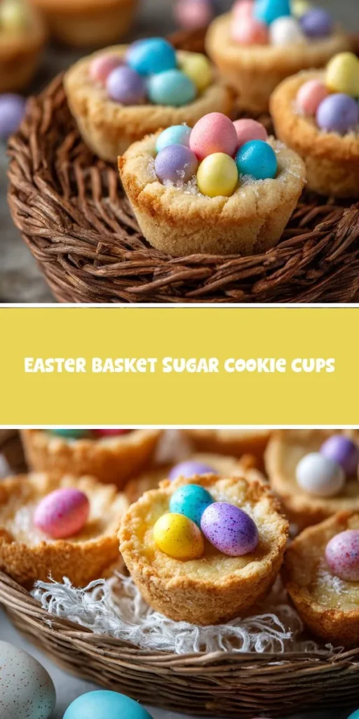 Looking for a fun and simple way to celebrate Easter? Try this quick brownie recipe that transforms your favorite chocolate treat into adorable Easter Basket Sugar Cookie Cups! Perfect for family gath