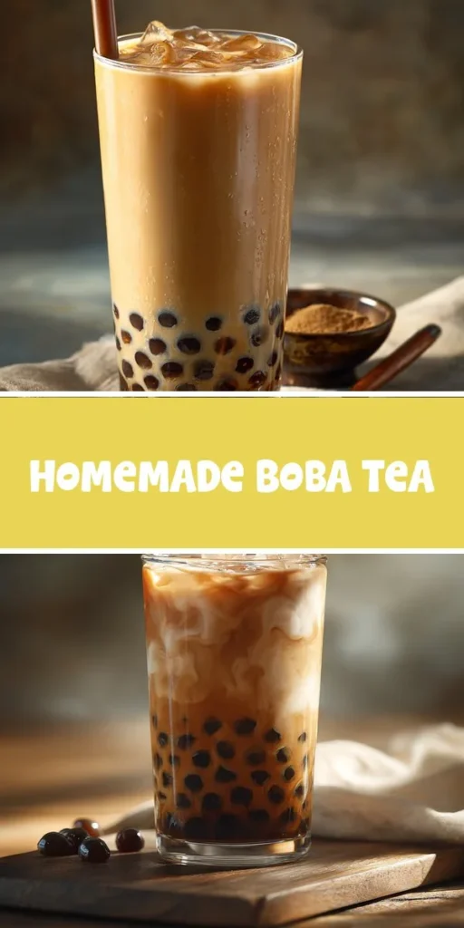 Transform your summer days with this refreshing homemade boba tea recipe! Enjoy the rich flavors of perfectly cooked tapioca pearls blended with your favorite tea and milk, creating the ultimate quick