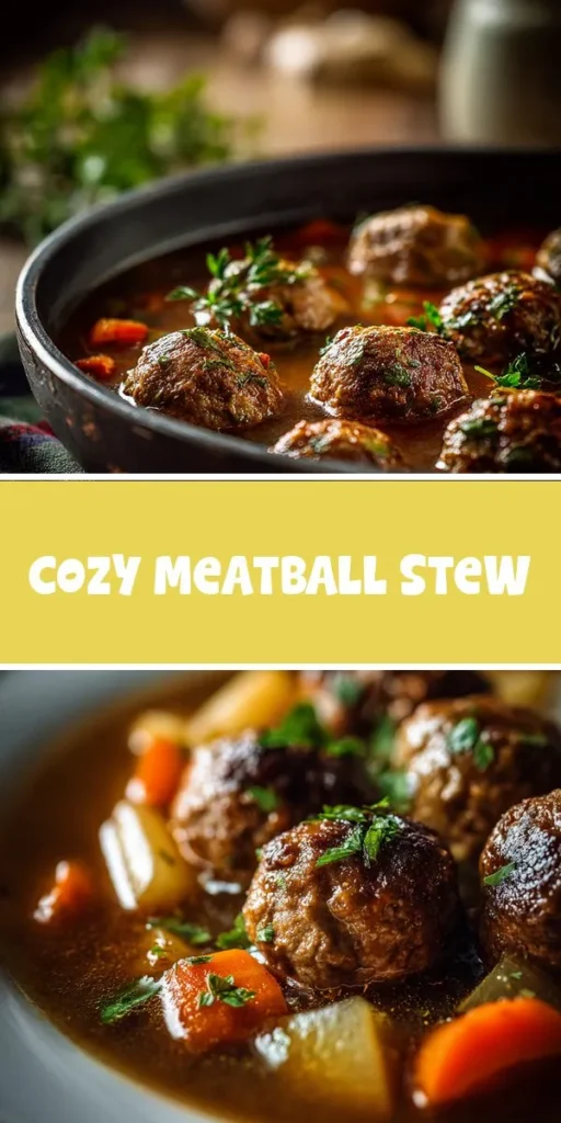 Looking for quick and easy family-friendly dinner options? This cozy meatball stew is your answer! Packed with veggies and made in just one pot, it&rsquo;s perfect for a weeknight meal that the whole family will love. Check out more recipes like this on epiceats! OnePotDinner FamilyFriendlyDinner EasyRecipes MeatballStew WeeknightMeals ComfortFood QuickDinner