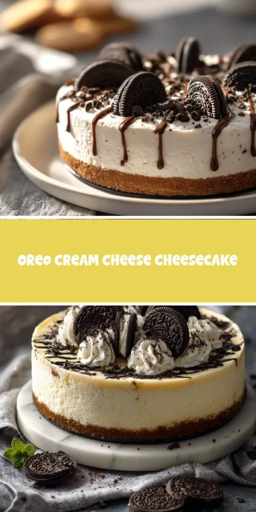 Whip up this Oreo Cream Cheese Cheesecake in just 30 minutes for a quick and satisfying sweet treat! With a rich, creamy filling and a crunchy Oreo crust, its one of those sweet treat ideas that will impress everyone without taking up your whole day. Check out epiceats for more fun recipes! OreoCheesecake QuickDesserts 30MinuteDessert SweetTreats BakingAtHome EasyRecipes DessertIdeas