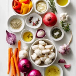 Ingredients for Roasting Veggies Meets Garlic Bliss